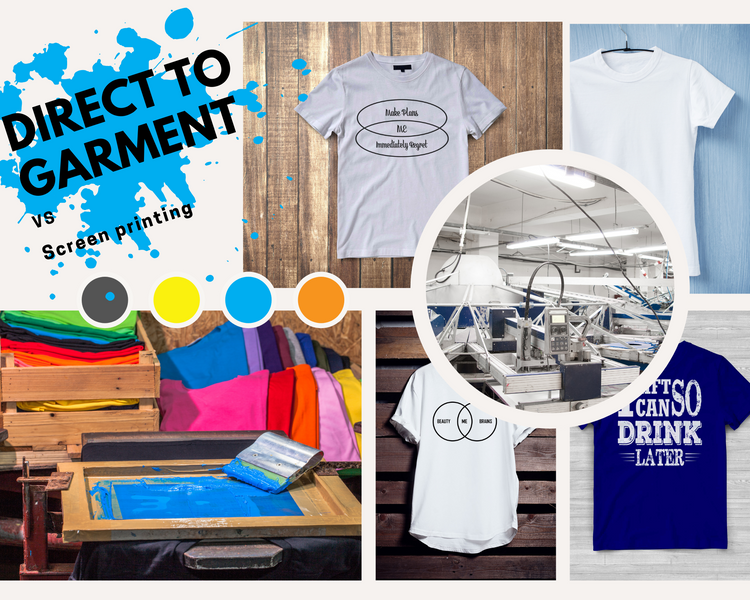Direct to Garment vs. Screen Printing: What's the difference?