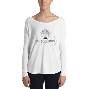 If You Have Beauty and Brains... Use your Brain and Get this Comfy, Beautiful, Relaxed Tee